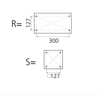 Handmatig verstelbare stoelpoot met swivel, hoogte: 300 - 400 mm