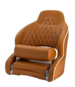 Seat &quot;Pilot&quot;, skai oranje bruin (cognac)