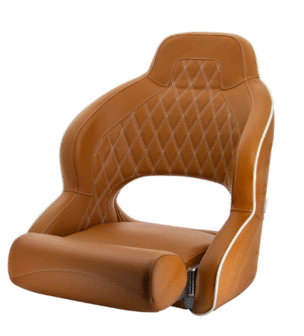 Seat &quot;Pilot&quot;, skai oranje bruin (cognac)