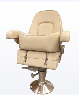 SEAMAN stuurstoel, grijswit ( RAL9002)