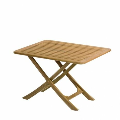 ARC  teak inklapbare tafel Bretagne 110x70 cm - Ongeolied