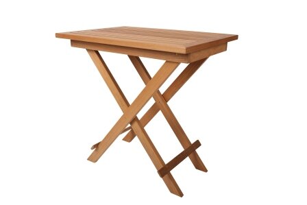 ARC set Teak tafel met 2 teak klapstoelen