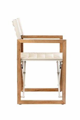 ARC Marine Regisseursstoel The Square Teak Linen