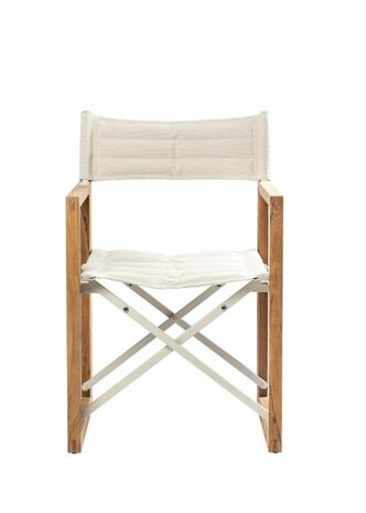 ARC Marine Regisseursstoel The Square Teak Linen