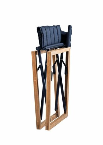 ARC Marine Regisseursstoel The Square Teak donker blauw