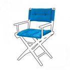 Deluxe kussens voor regisseursstoel I forza blauw