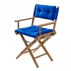 Deluxe kussens voor regisseursstoel I Kobalt