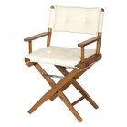 Teakhouten regisseursstoel Forza creme Teakhouten regisseursstoel Forza creme