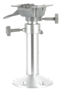 Vetus handmatig verstelbare stoelpoot met swivel,  H435-635mm 