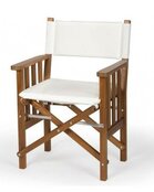 Regisseursstoel II wit kussens  - ongeolied