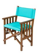 Regisseursstoel II smaragd kussens  - ongeolied