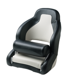 Vetus stuurstoel Pilot zwart/wit  Vetus stuurstoel Pilot zwart/wit