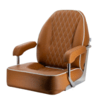 Vetus stuurstoel "Master", skai oranje bruin (cognac), Vetus stuurstoel "Master", skai oranje bruin (cognac),