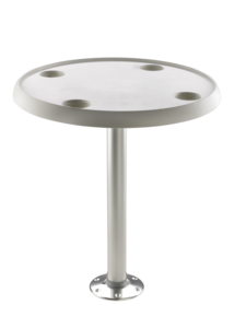 Vetus tafel compleet met rond tafelblad Ø600mm PTF68