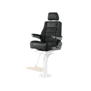 Zwaardvis Stoelkuip San Diego zwart leer