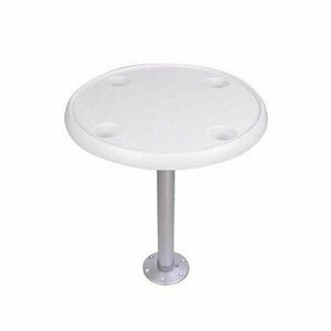 Rond - Wit tafelblad - Diameter 60 cm